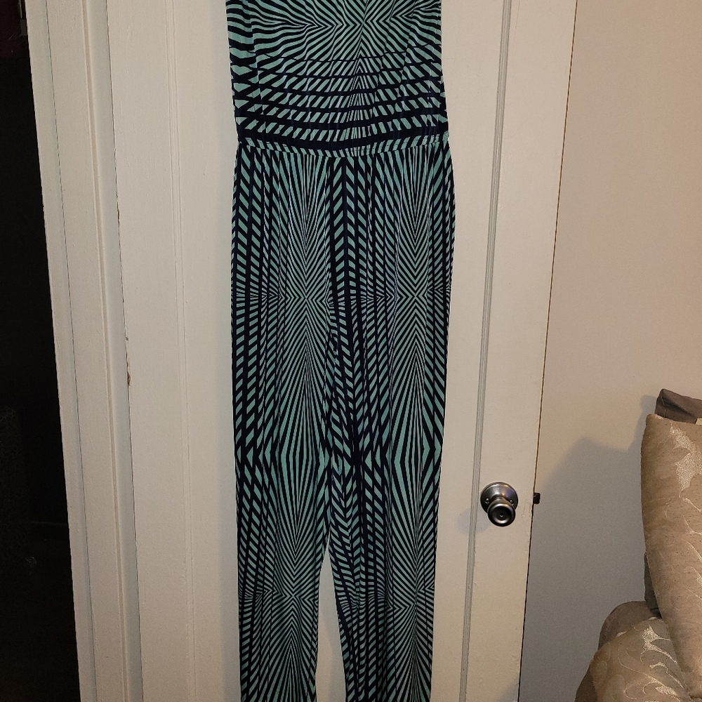 MUST GO!!! Blue and green tube top jumpsuit. Nice and cool for those hot days!!!